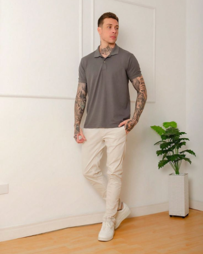 CAMISA POLO MASCULINO BASICA MALHA 100% PIQUE (1)